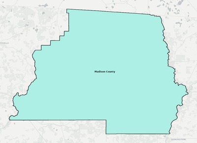 Madison County FL school district boundaries map