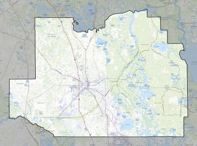Marion County FL USGS topo map