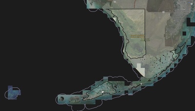 Monroe County FL USGS imagery and topo map
