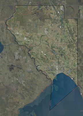 Okeechobee County FL USGS imagery and topo map