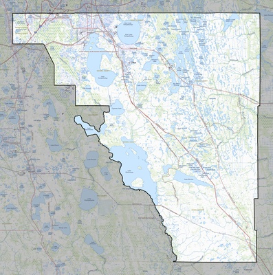 Osceola County FL USGS topo map
