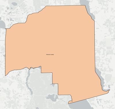 Putnam County FL school district boundaries map