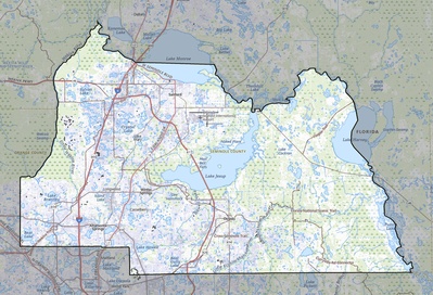 Seminole County FL USGS topo map