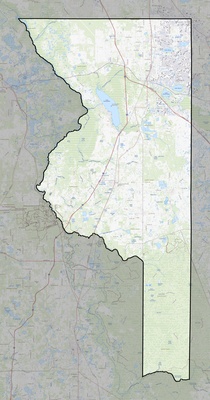Sumter County FL USGS topo map
