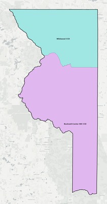 Sumter County FL townships and subdivisions map