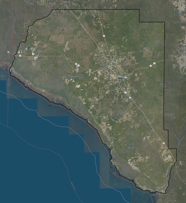 Taylor County FL USGS imagery and topo map