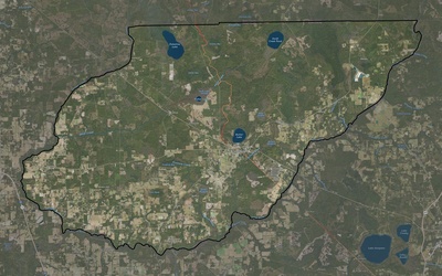 Union County FL USGS imagery and topo map