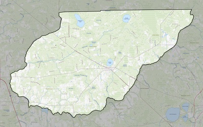 Union County FL USGS topo map