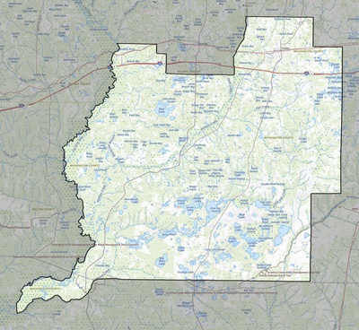 Washington County FL USGS topo map