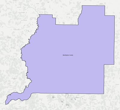 Washington County FL school district boundaries map