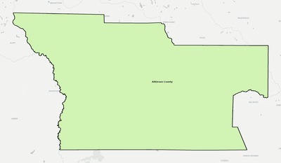 Atkinson County GA school district boundaries map