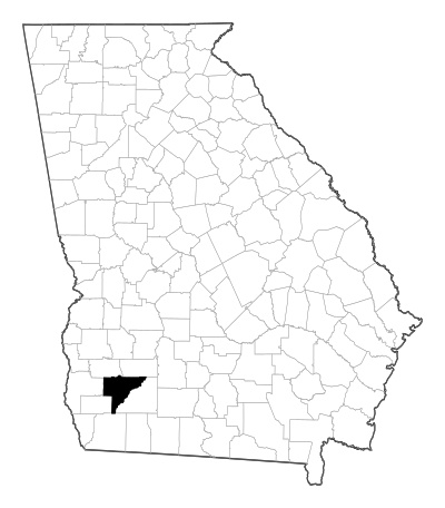 Baker County in Georgia
