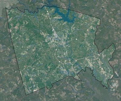 Baldwin County GA USGS imagery and topo map