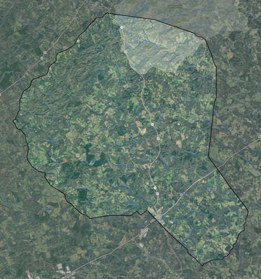 Banks County GA USGS imagery and topo map