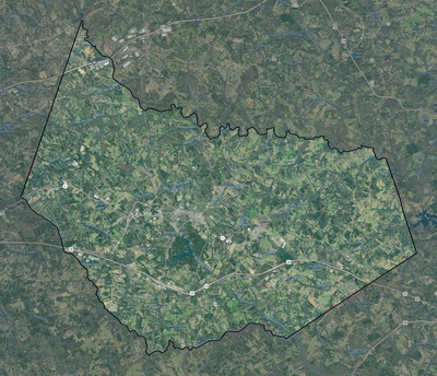 Barrow County GA USGS imagery and topo map