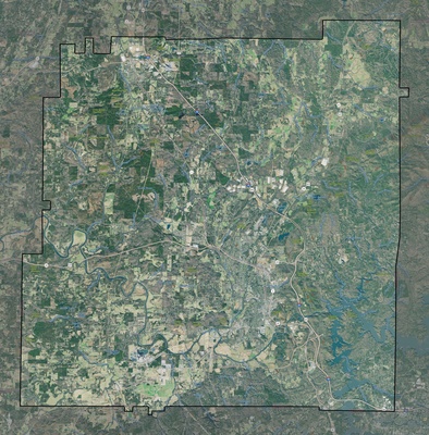 Bartow County GA USGS imagery and topo map