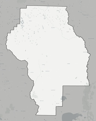 Berrien County GA county basemap context