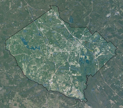 Bibb County GA USGS imagery and topo map