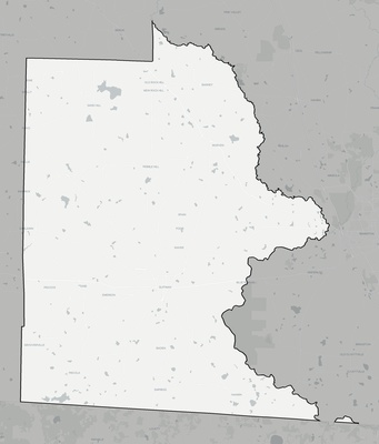 Brooks County GA county basemap context