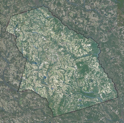 Bulloch County GA USGS imagery and topo map