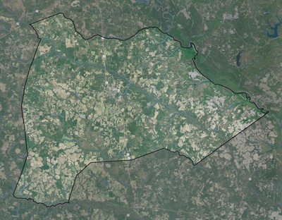 Burke County GA USGS imagery and topo map