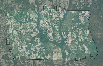 Calhoun County GA USGS imagery and topo map