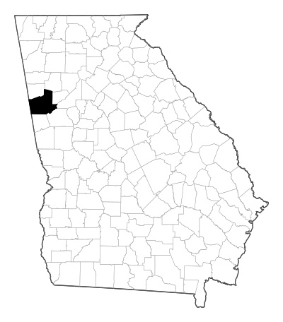 Carroll County in Georgia