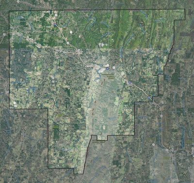 Catoosa County GA USGS imagery and topo map