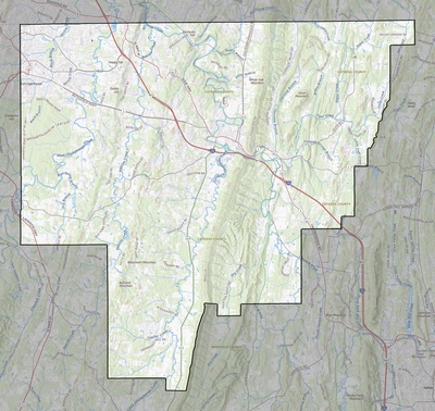 Catoosa County GA USGS topo map