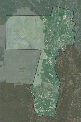 Charlton County GA USGS imagery and topo map