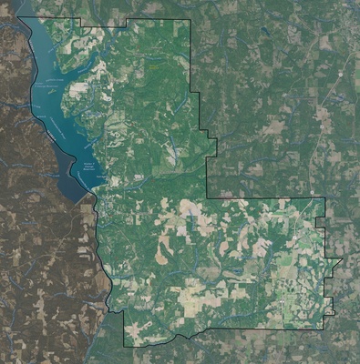 Clay County GA USGS imagery and topo map