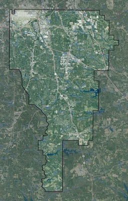 Clayton County GA USGS imagery and topo map