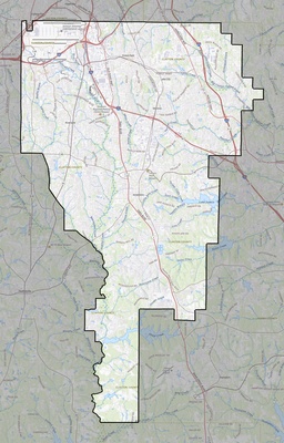 Clayton County GA USGS topo map