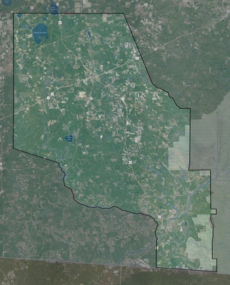 Clinch County GA USGS imagery and topo map