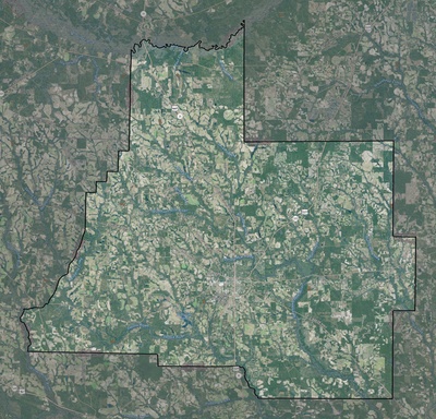 Coffee County GA USGS imagery and topo map