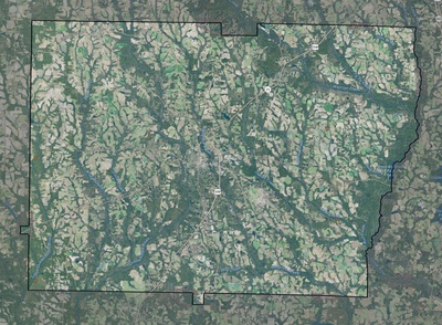 Colquitt County GA USGS imagery and topo map