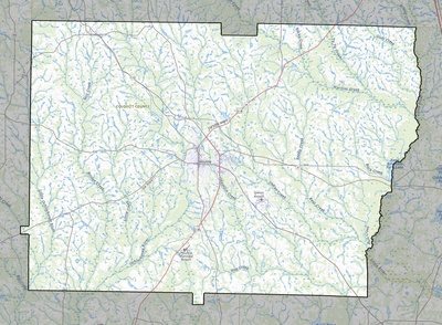 Colquitt County GA USGS topo map