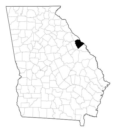 Columbia County in Georgia