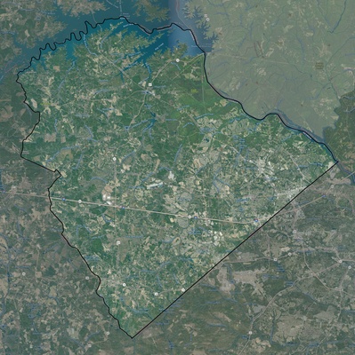 Columbia County GA USGS imagery and topo map