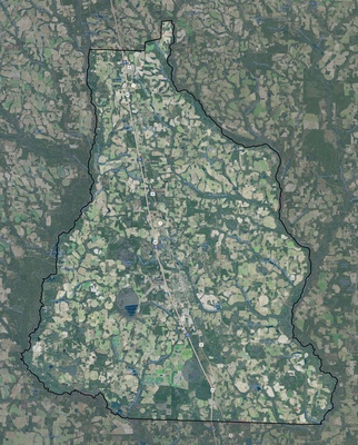 Cook County GA USGS imagery and topo map