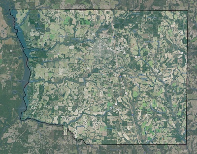 Crisp County GA USGS imagery and topo map