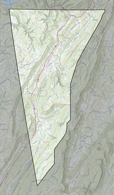 Dade County GA USGS topo map