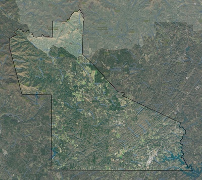 Dawson County GA USGS imagery and topo map