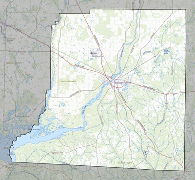 Decatur County GA USGS topo map