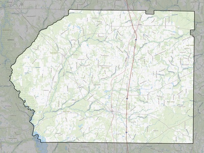 Dooly County GA USGS topo map