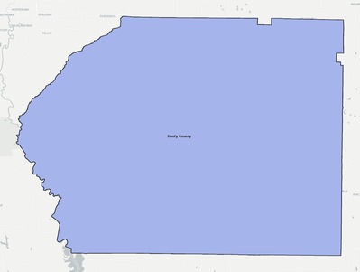 Dooly County GA school district boundaries map