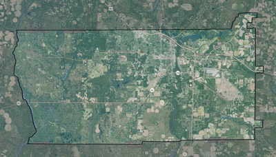 Dougherty County GA USGS imagery and topo map