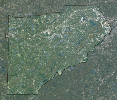 Douglas County GA USGS imagery and topo map