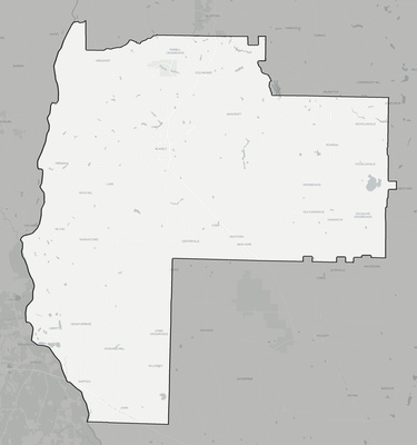 Early County GA county basemap context