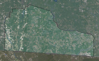 Echols County GA USGS imagery and topo map